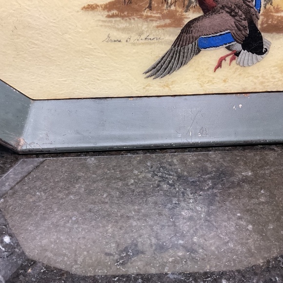 Grace B. Gilmore Design Mallards Ducks Eight-Sided Tray - Picture 3 of 5